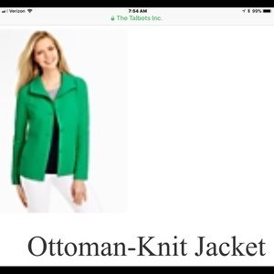 Talbots Ottoman Knit Jacket